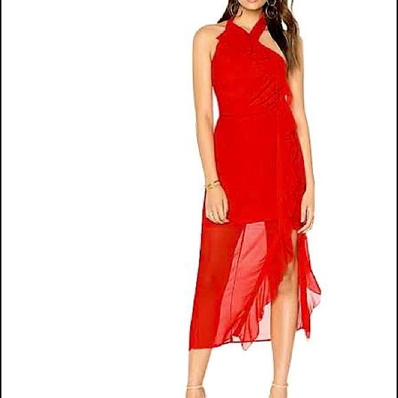 c meo collective elude midi dress Elude Midi Dress